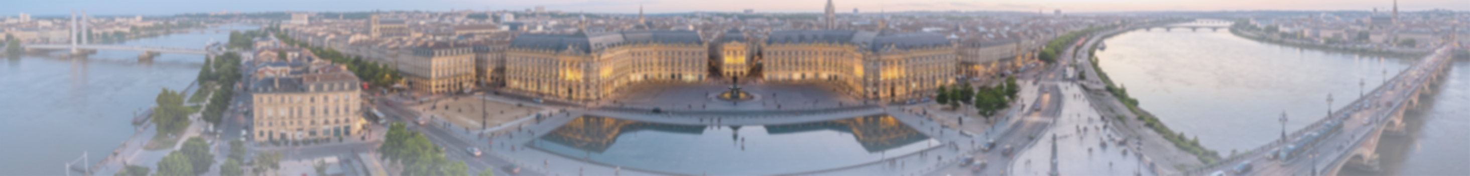 Ville de Bordeaux avec la Place de la Bourse