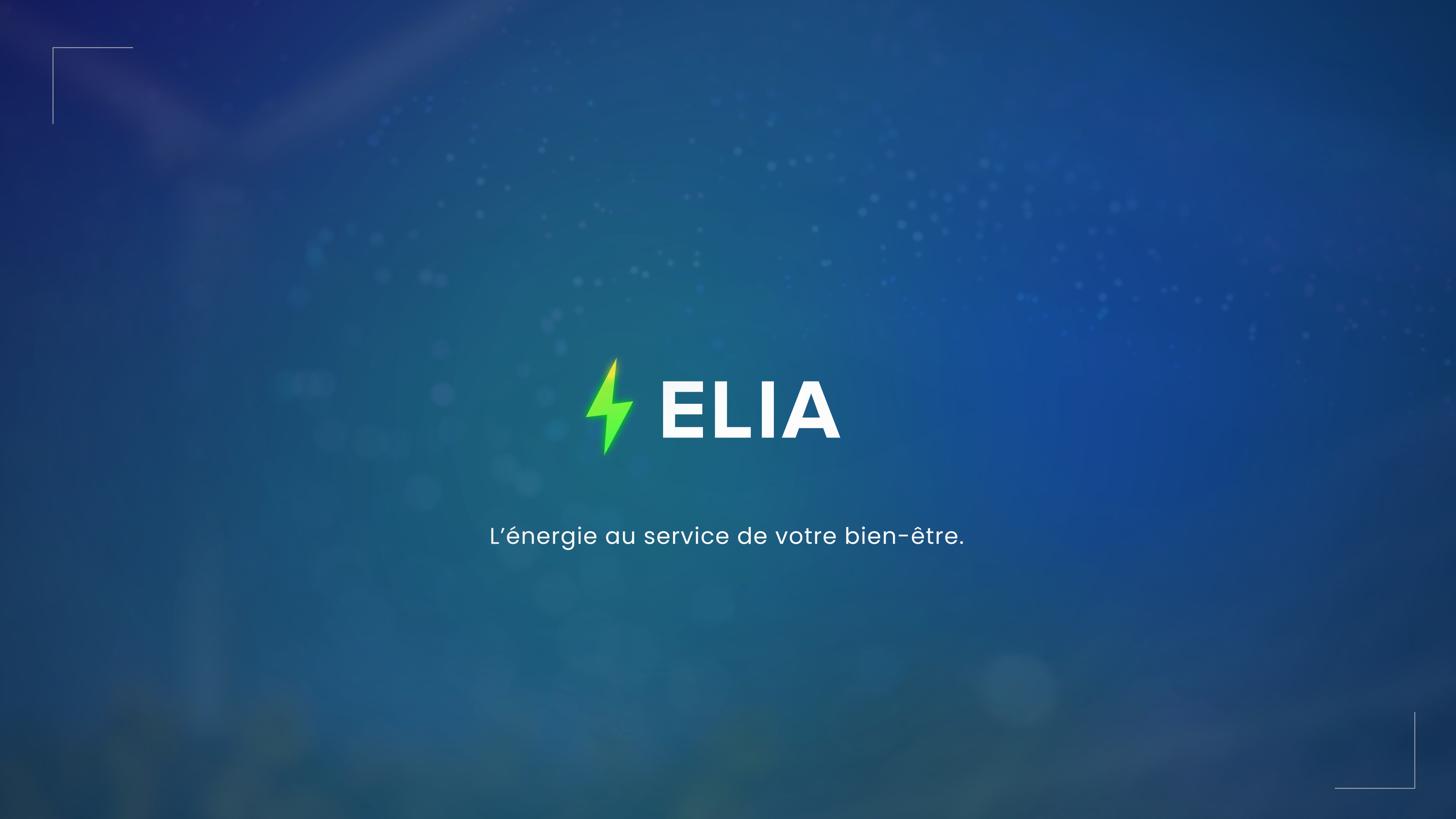 Ecran de fin avec logo entreprise.