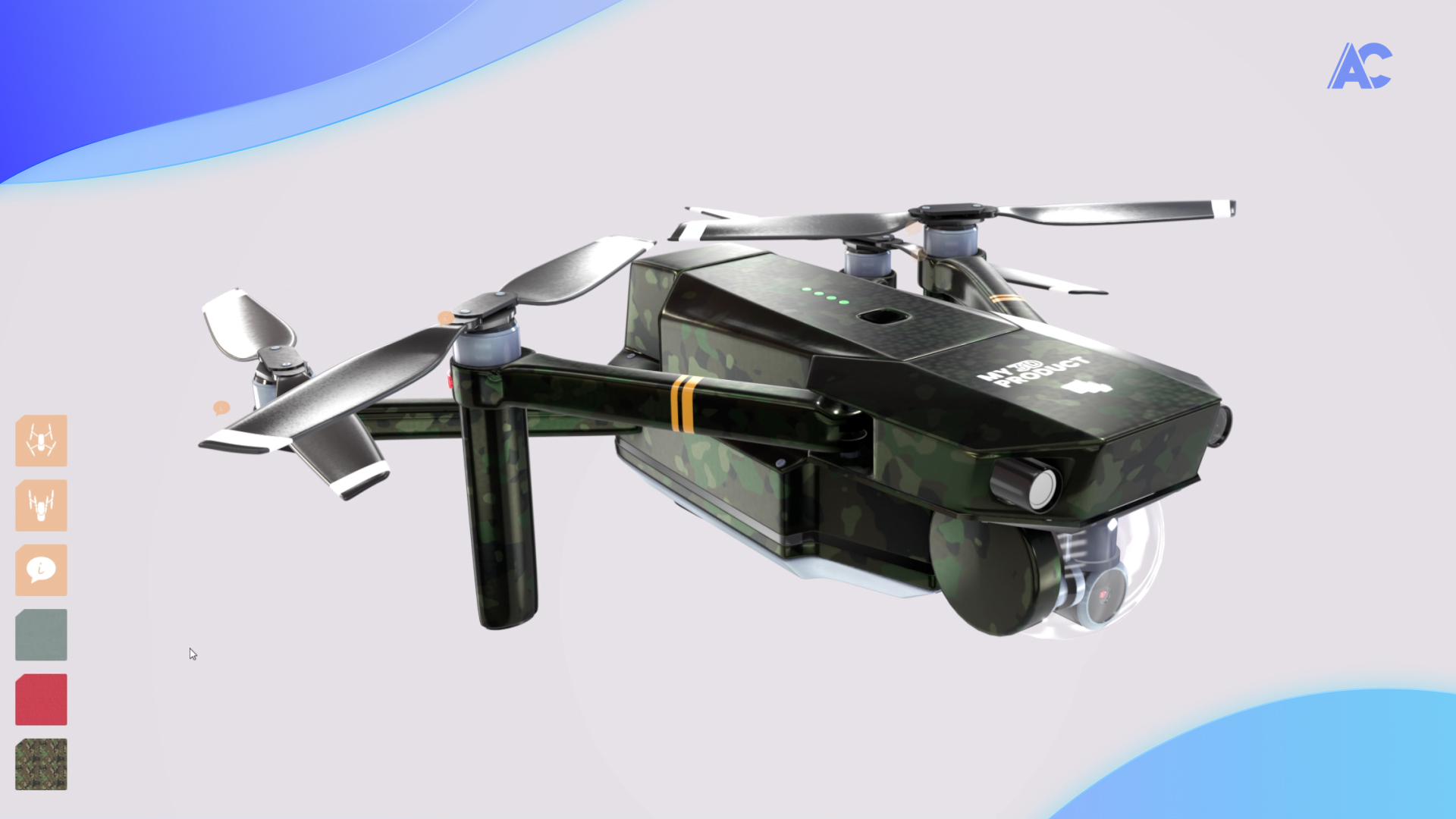 Création d’application web 3D.