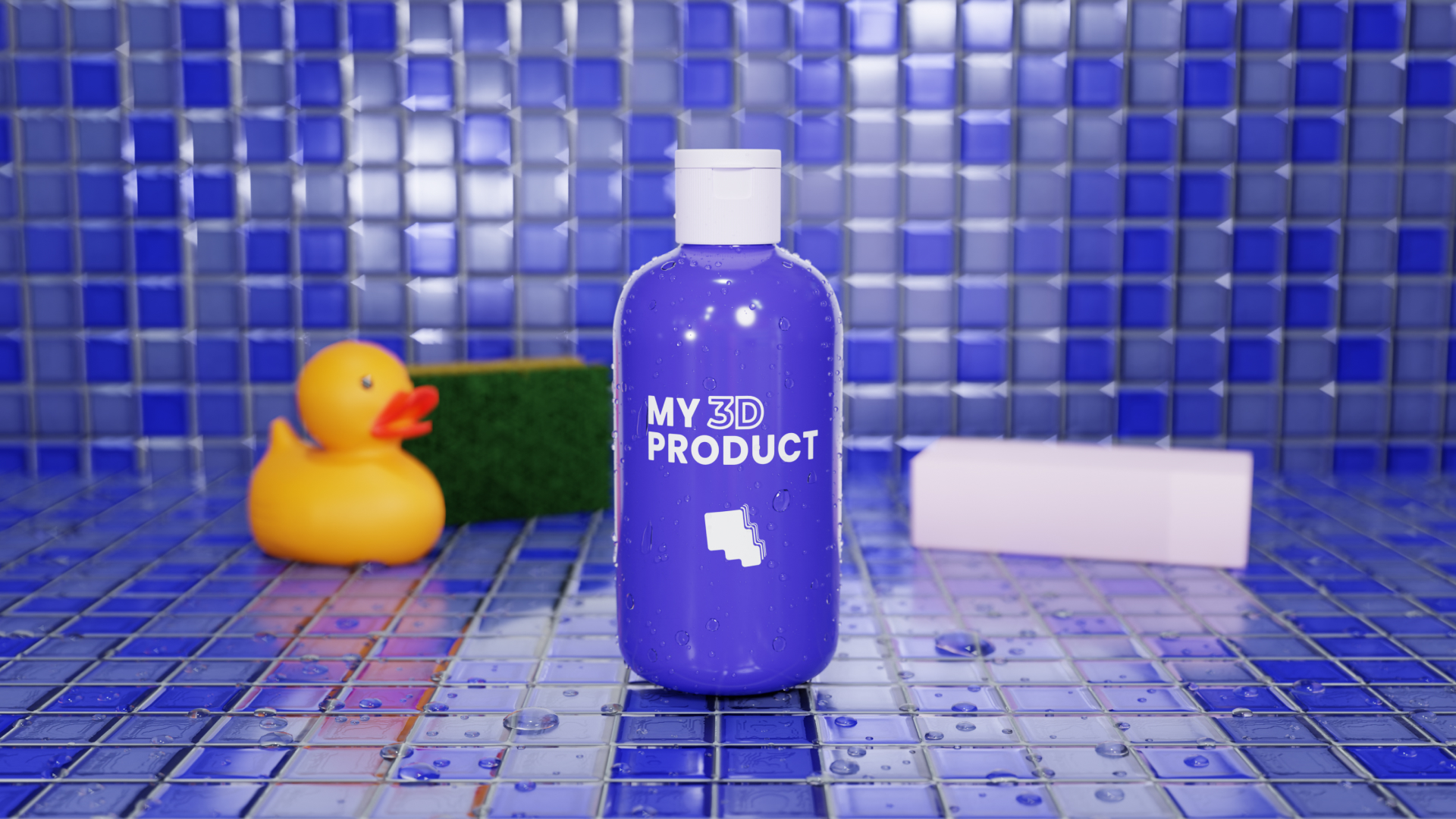 Produit 3D avec environnement sur-mesure